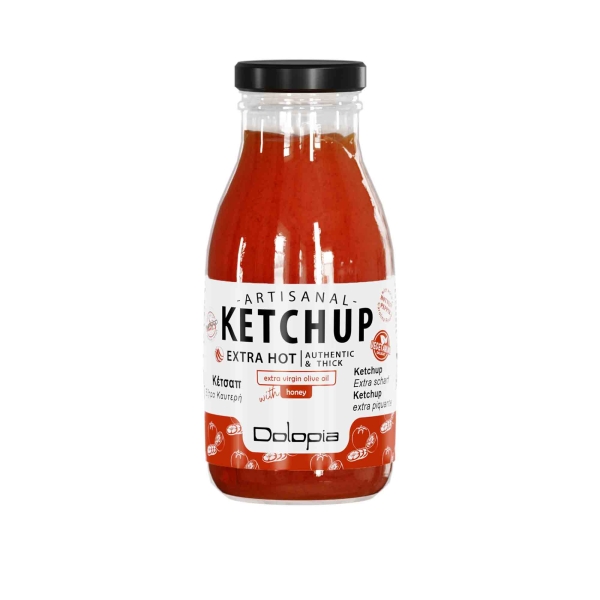DOLOPIA Homemade Ketchup extra hot - scharf 280g